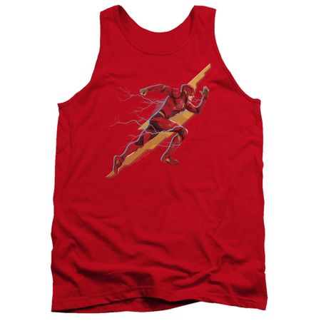 Justice League Movie Tank Top Flash Forward Red Tanktop