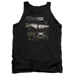 Justice League Movie Tank Top Flying Fox Black Tanktop