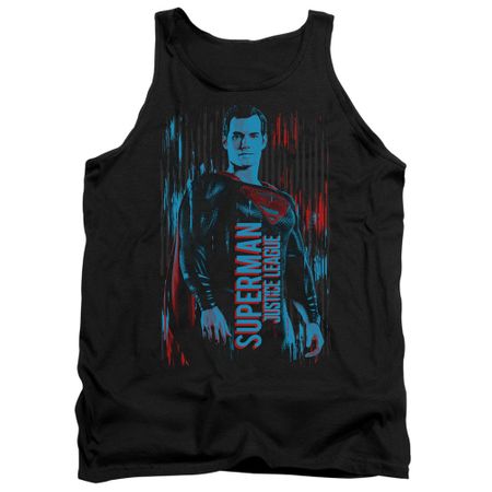 Justice League Movie Tank Top Superman Black Tanktop