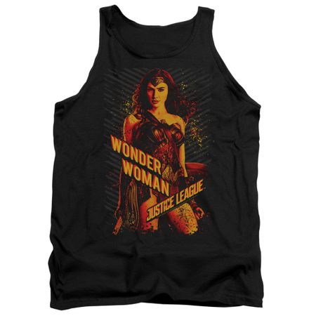 Justice League Movie Tank Top Wonder Woman Black Tanktop