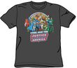 Justice League T-shirt Come Join The Justice League Charcoal Tee