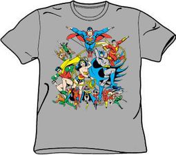 Justice League T-shirt - Justice League Assemble Adult Tee