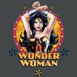 Justice League T-shirt Wonder Woman Powerful Charcoal Tee
