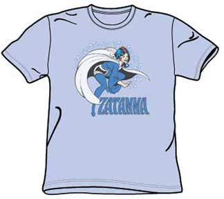 Justice League T-shirt - Zatanna DC Comics Adult Light Blue Tee