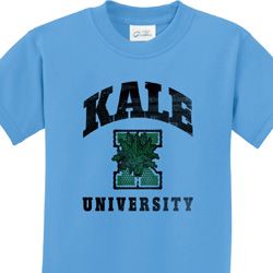 Kale University Lights Kids Yoga Shirts