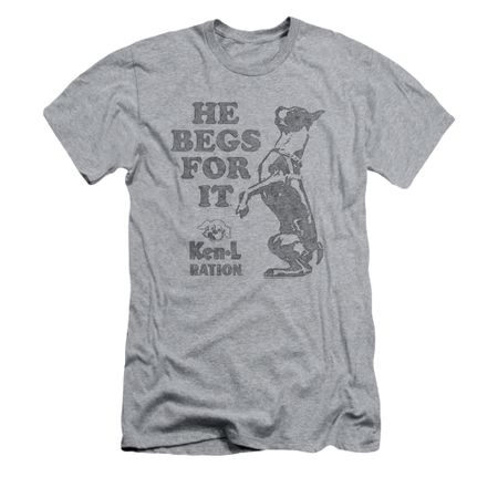 Ken L Ration Shirt Slim Fit Beg For It Athletic Heather T-Shirt