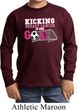 Kicking Breast Cancer is Our Goal Kids Long Sleeve Shirt