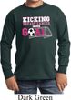 Kicking Breast Cancer is Our Goal Kids Long Sleeve Shirt