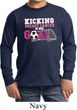 Kicking Breast Cancer is Our Goal Kids Long Sleeve Shirt