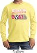 Kicking Breast Cancer is Our Goal Kids Long Sleeve Shirt