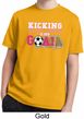 Kicking Breast Cancer is Our Goal Kids Moisture Wicking Shirt