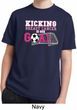 Kicking Breast Cancer is Our Goal Kids Moisture Wicking Shirt