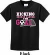Kicking Breast Cancer is Our Goal Kids Shirt