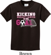Kicking Breast Cancer is Our Goal Kids Shirt