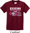 Kicking Breast Cancer is Our Goal Kids Shirt