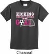 Kicking Breast Cancer is Our Goal Kids Shirt