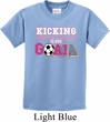 Kicking Breast Cancer is Our Goal Kids Shirt