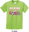 Kicking Breast Cancer is Our Goal Kids Shirt