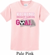 Kicking Breast Cancer is Our Goal Kids Shirt