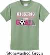 Kicking Breast Cancer is Our Goal Kids Shirt
