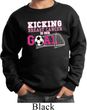 Kicking Breast Cancer is Our Goal Kids Sweat Shirt