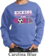 Kicking Breast Cancer is Our Goal Kids Sweat Shirt