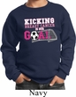 Kicking Breast Cancer is Our Goal Kids Sweat Shirt
