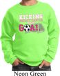 Kicking Breast Cancer is Our Goal Kids Sweat Shirt