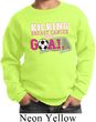 Kicking Breast Cancer is Our Goal Kids Sweat Shirt