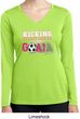Kicking Breast Cancer is Our Goal Ladies Dry Wicking Long Sleeve Shirt