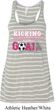 Kicking Breast Cancer is Our Goal Ladies Flowy Racerback Tanktop