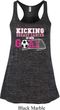 Kicking Breast Cancer is Our Goal Ladies Flowy Racerback Tanktop