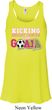 Kicking Breast Cancer is Our Goal Ladies Flowy Racerback Tanktop