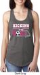 Kicking Breast Cancer is Our Goal Ladies Ideal Tank Top