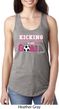 Kicking Breast Cancer is Our Goal Ladies Ideal Tank Top