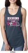 Kicking Breast Cancer is Our Goal Ladies Ideal Tank Top