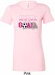 Kicking Breast Cancer is Our Goal Ladies Longer Length Shirt