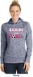 Kicking Breast Cancer is Our Goal Ladies Moisture Wicking Hoodie