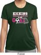 Kicking Breast Cancer is Our Goal Ladies Moisture Wicking Shirt