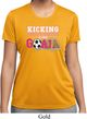 Kicking Breast Cancer is Our Goal Ladies Moisture Wicking Shirt