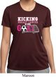 Kicking Breast Cancer is Our Goal Ladies Moisture Wicking Shirt