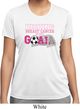 Kicking Breast Cancer is Our Goal Ladies Moisture Wicking Shirt