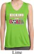 Kicking Breast Cancer is Our Goal Ladies Sleeveless Moisture Wicking