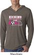 Kicking Breast Cancer is Our Goal Lightweight Hoodie Shirt