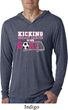 Kicking Breast Cancer is Our Goal Lightweight Hoodie Shirt
