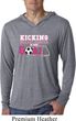 Kicking Breast Cancer is Our Goal Lightweight Hoodie Shirt
