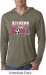 Kicking Breast Cancer is Our Goal Lightweight Hoodie Shirt