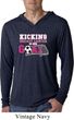 Kicking Breast Cancer is Our Goal Lightweight Hoodie Shirt