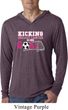 Kicking Breast Cancer is Our Goal Lightweight Hoodie Shirt