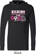 Kicking Breast Cancer is Our Goal Lightweight Hoodie Tee